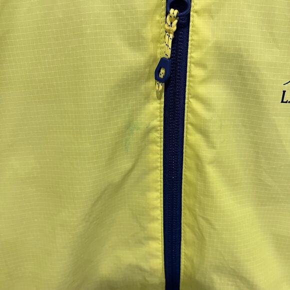 LL Bean Kids' Wind and Rain Jacket Full Zip Hooded Women's Large 14-16 Pockets - Picture 5 of 7